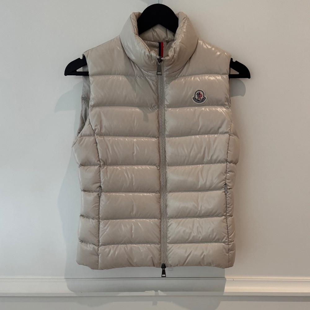 Moncler Quilted Glossed-Shell Down Vest